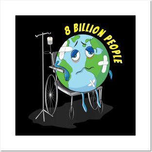 8 Billion People Posters and Art